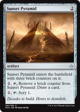 4 x Sunset Pyramid (166/199) - Hour of Devastation - Uncommon