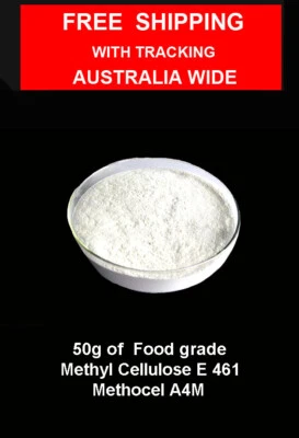 50g Food grade Methylcellulose E 461 -  Methocel A4M  - Image 1 of 4