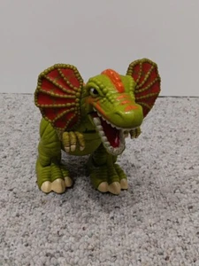 Mattel Imaginext 2006 Roaring & Walking Dilophosaurus Dinosaurier getestet funktioniert - Bild 1 von 5