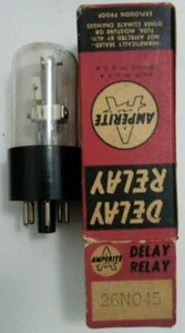 26NO45 De colección Relé de Retraso de Tiempo de Amperita 26 voltios 45 segundos Octal - Imagen 1 de 1