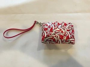 World of Coke Zippered Wristlet/Coin Purse made from Recycled Coca Cola Labels - Picture 1 of 5