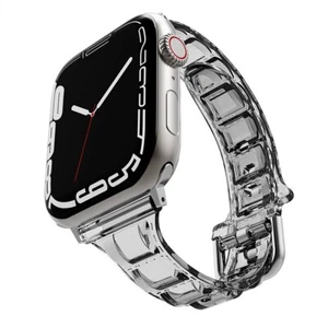 Ice Transparent Strap for Apple watch band - Airbag bracelet iWatch series Ultra - Picture 1 of 6