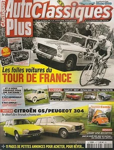 AUTO PLUS CLASSIC 9 AUTOS DU TOUR DE FRANCE ALFA SPIDER MGB GT VW KOMBI RENAU - Bild 1 von 2