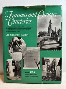 Famous and Curious Cemeteries Hardcover John F. Marion, B33 - Picture 1 of 8