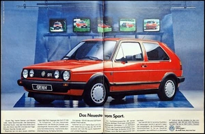 VW Golf 2 GTI 16V , originale Werbung aus 1986 - Picture 1 of 2
