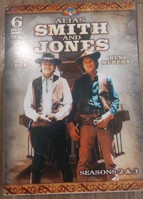 [WITH CASE] Alias Smith and Jones Seasons 2 & 3 DVD 2010 6-Disc TV Set — 第 1/4 张图片