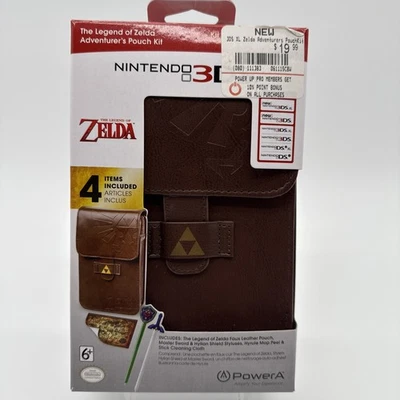 Nintendo 3DS The Legend of Zelda Adventurer's Pouch Kit NEW SEALED Faux Leather - Image 1 of 4