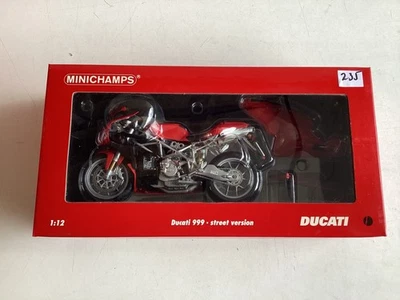 Minichamps Modell 1:12 Ducati 999 street version rot 2002 OVP original neu ! - Bild 1 von 4