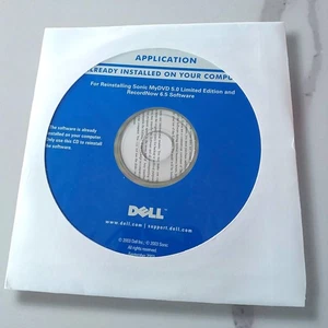 Dell Reinstalling Sonic MyDVD 5.0 Limited Edition and RecordNow 6.5 Software CD - Picture 1 of 1