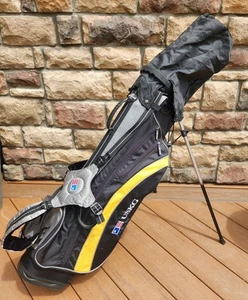 US Kids USKG UL 63 Yellow Gray 4 Way Junior Carry Stand Dual Strap Golf Bag 34” - Picture 1 of 9