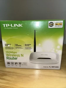 [NEW] TP-Link TL-WR740N 150 Mbps 4-Port 10/100 Wireless N Router - Picture 1 of 5