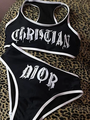 2002 Dior Gothic Swimwear By John Galliano - Image 1 of 4
