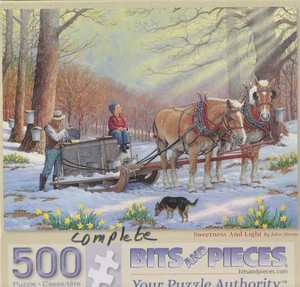 John Sloane puzzle 500 pezzi pezzi pezzi e pezzi dolcezza e luce - Foto 1 di 1