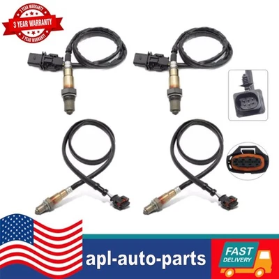 4Pcs Upper+Lower Oxygen sensor For Porsche Cayman 2.7L 2007 2008 3.4L 2006-2008 - Image 1 of 4