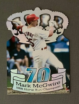 1999 Private Stock Home Run History Silver Die Cut Mark McGwire 21 HR Record. - Imagem 1 de 2