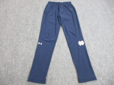 Notre Dame Pants Mens Medium Tall Blue Under Armour Athletic College Football - Image 1 of 4