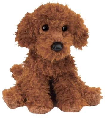Ginger 9.5" Miniature Poodle Dog Douglas Cuddle Plush Stuffed Animal Puppy Brown - Image 1 of 3