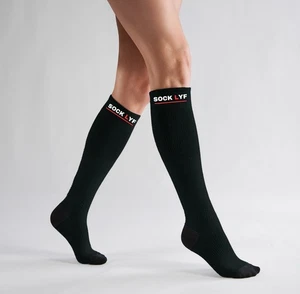 compression socks medical TGA Approved - Blank Kanvas Collection (black) DVT - Picture 1 of 3