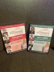 Set Of 2 DVDs The Ultimate Crafter's Companion Sara Davies Ulti-Cards Ulti-Boxes - Foto 1 di 3