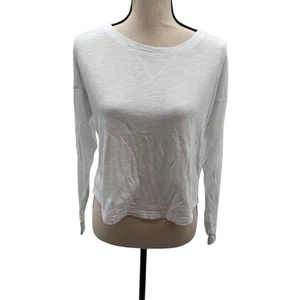 Abercrombie XS Langarmshirt weiß - Bild 1 von 5