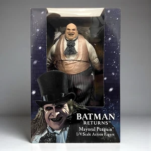 NECA Batman Returns Mayoral Penguin 1:4 Scale Action Figure [Danny DeVito] - NIB - Picture 1 of 24