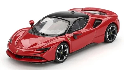 MODELLINO AUTO STATICO MINI GT FERRARI SF90 ROSSO CORSA 2024 BBR SCALA 1:64 - Immagine 1 di 4