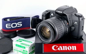 🌸[MINT] Canon EOS Kiss REBEL XS Film Camera EF 28-90mm F4-5.6 III Lens From JPN - Picture 1 of 23