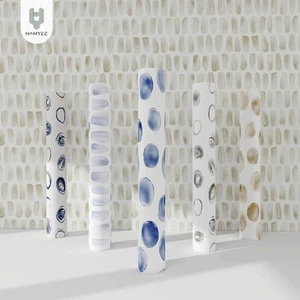 Circle Peal and Stick Self-adhesive Home Decor WallPaper DIY  17.7" x 78.7" - Picture 1 of 10