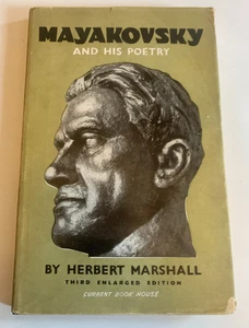 Mayakovsky and his poetry - Herbert Marshall 1st Indian / 3rd Enlarged Edn. w DJ - Imagen 1 de 15