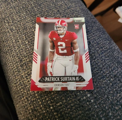 2021 Score Football Patrick Surtain RC #340 Denver Broncos Alabama - Image 1 of 2