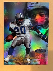 1998 Fleer Flair Showcase Row 3 Barry Sanders Showtime Lions HOF - Picture 1 of 2