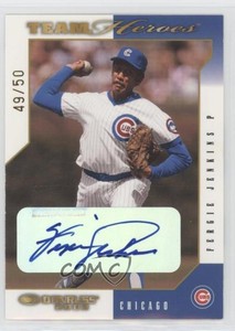 2003 Donruss Team Heroes Auto /50 Fergie Jenkins #99 Auto HOF