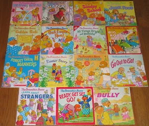 Stan & Jan BERENSTAIN BEARS BiG 15 Softcover CHILDREN'S Kids BOOK LOT - Picture 1 of 2