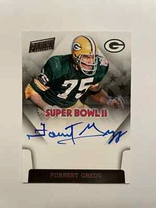 2015 Panini Super Bowl II Forrest Gregg Super Bowl Signatures Auto Packers SSP - Picture 1 of 2