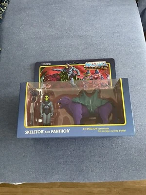 figurines les maîtres de l'univers Lot De Deux Figurines Skeletor Et Panther - Photo 1/4