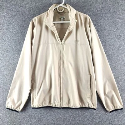 Jaqueta masculina de golfe Izod GG com capuz bronzeada - Imagem 1 de 4