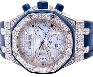 Audemars Piguet Royal Oak Offshore Watch with Diamonds - Picture 1 of 12