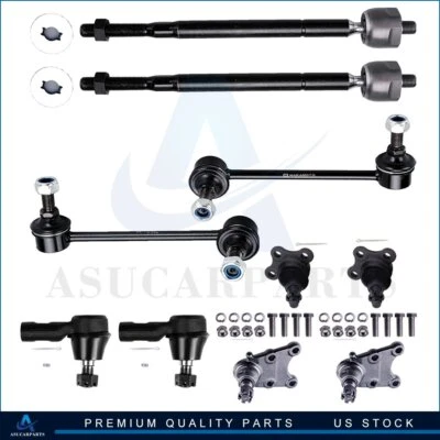 10pc Steering Parts Tie Rod Ends For 98-04 Isuzu Rodeo/Axiom & Honda Rodeo Sport - Image 1 of 4