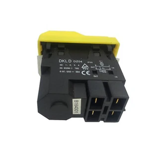 DZ04/DKLD 250V 4Pin Trapano elettromagnetico impermeabile Pulsante Interruttore - Imagen 1 de 4
