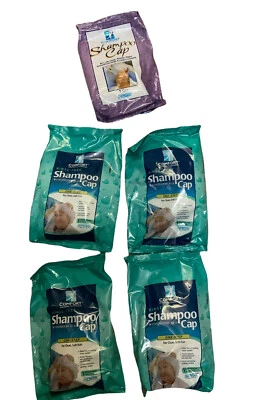 5-Sage 7909 Rinse Free Comfort Shampoo & Conditioner Cap One Step Disposable LOT - Image 1 of 4