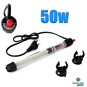 CALENTADOR 50W para ACUARIO y pecera Sumergible con termostato termocalentador - Imagen 1 de 1