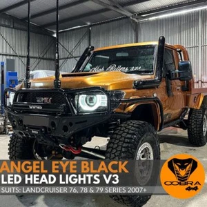 Angel Eye LED DRL V3 Head Lights Lamp Landcruiser VDJ79 70/76/78/79 2007+ Series - Picture 1 of 11