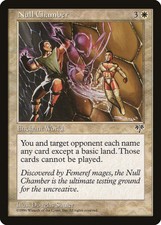 Null Chamber Mirage PLD White Rare MAGIC THE GATHERING MTG CARD ABUGames