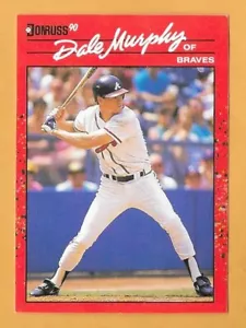 Dale Murphy Atlanta Braves #168 - Donruss casi nuevo-como nuevo 1990 - Imagen 1 de 2