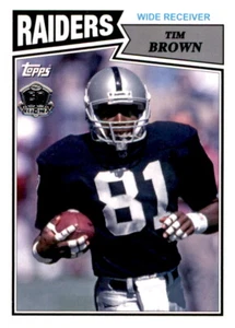 2015 Topps 60th Anniversary Shield Tim Brown PWE Insert Parallel Raiders # - Imagen 1 de 2