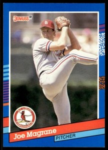 1991 Donruss Baseball Card Joe Magrane St. Louis Cardinals #295
