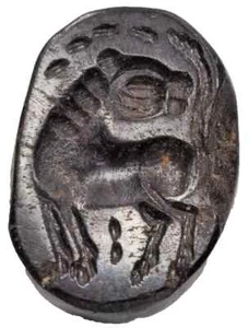 FANTASTICO ANTICO CIONDOLO SIGILLO TIMBRO PIETRA ROMANO VICINO ORIENTE. 5.4GR 17 - Imagen 1 de 4