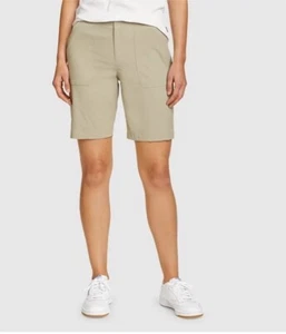 $65 Eddie Bauer Women’s Horizon Bermuda Shorts- Stone Beige-Size: 8 (29” To 32”) - Picture 1 of 6