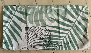 ☆Mikrofaser☆KISSENBEZUG☆ca.40x80cm☆Grün/Weiß☆ - Bild 1 von 2