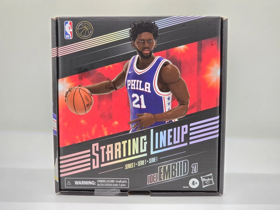 Joel EmbiId Starting Lineup Philadelphia 76ers NBA Series 1 Figure Hasbro